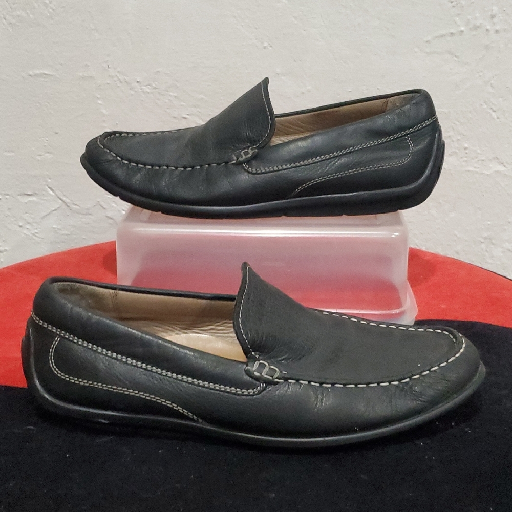 Ecco Moc Loafers In Black Size 42 Or 8